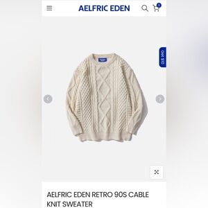 Aelfric Eden Cable Knit Sweater